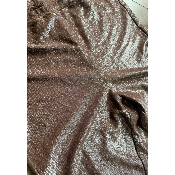 •SKIMS• Shimmer Metallic leggings in Cocoa - Picture 7 of 9